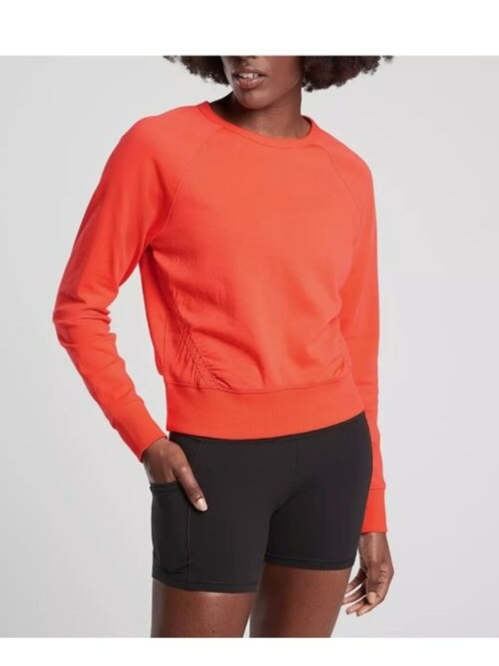 Athleta Sundown Puckered Sweatshirt - S